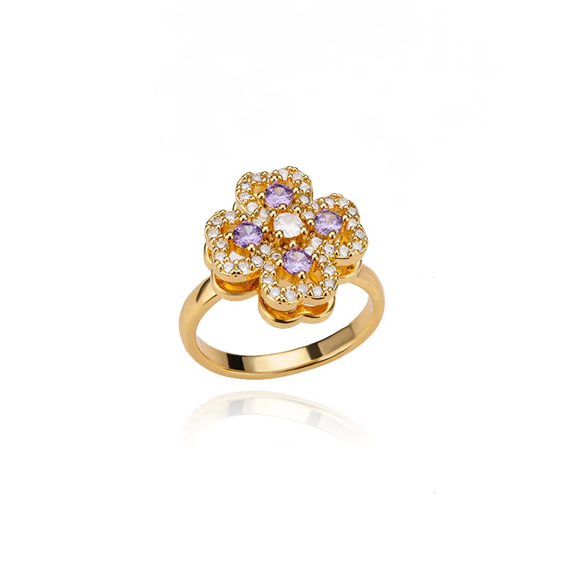 Gold Bloom Ring