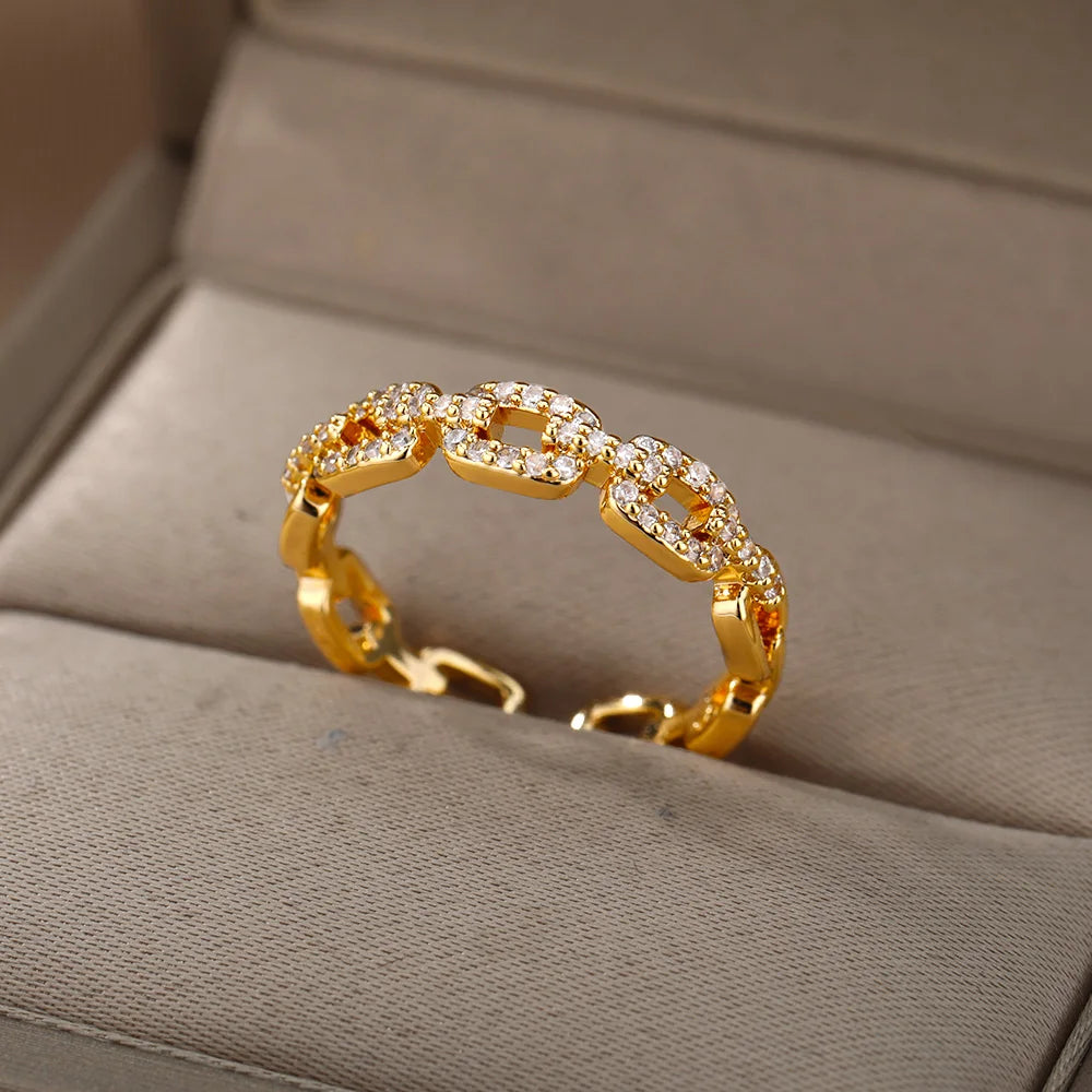 Gold Bloom Ring