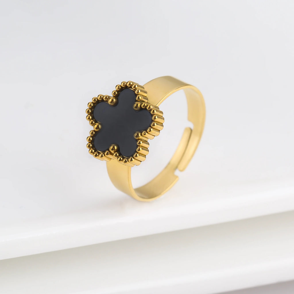 Golden Clover Ring