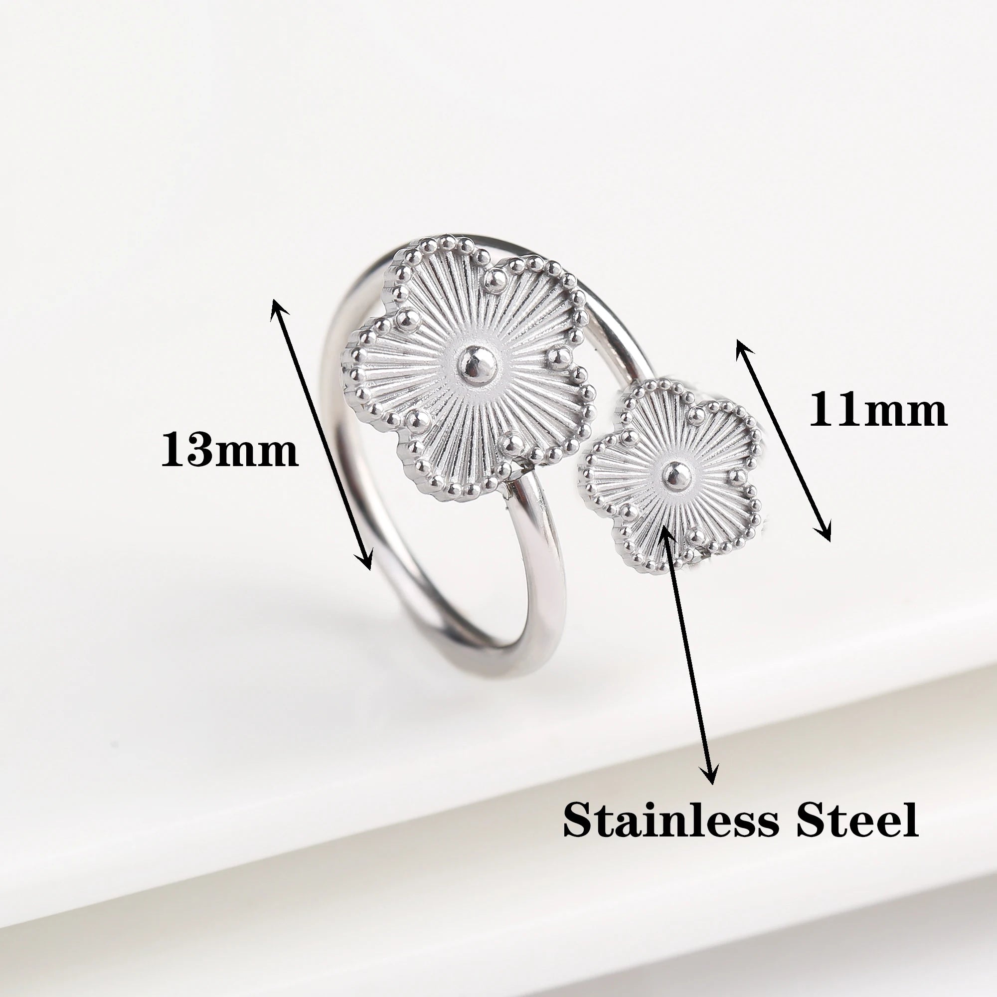 Golden Clover Ring