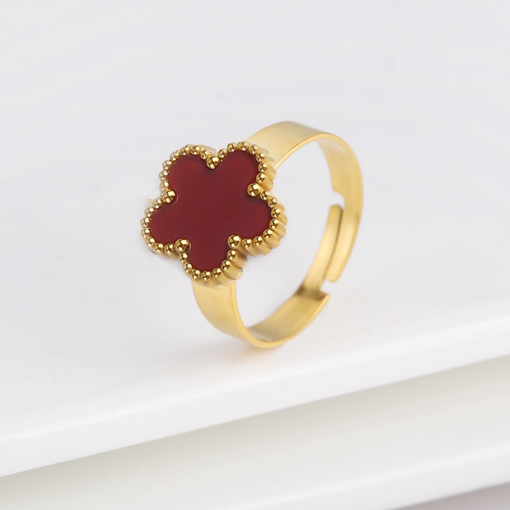 Golden Clover Ring