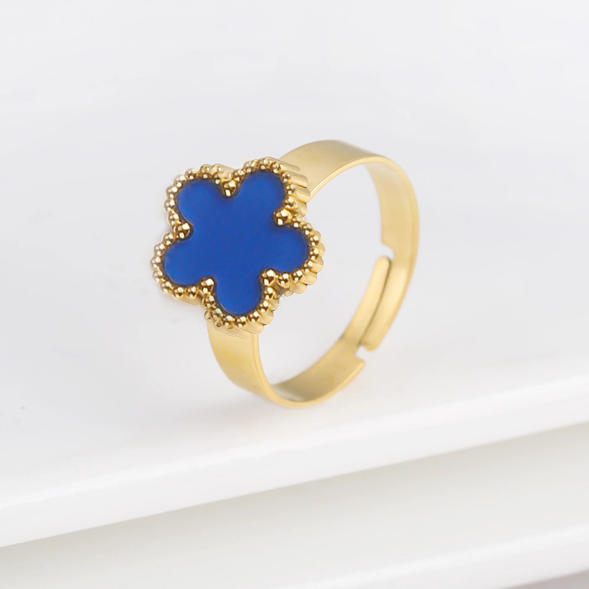 Golden Clover Ring