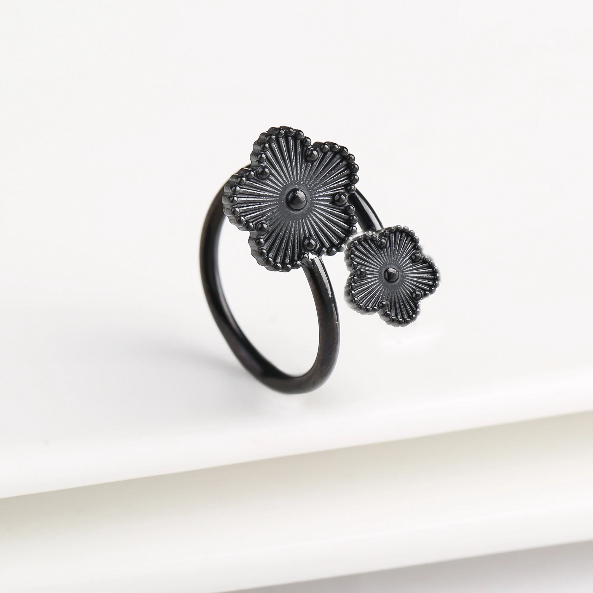 Golden Clover Ring