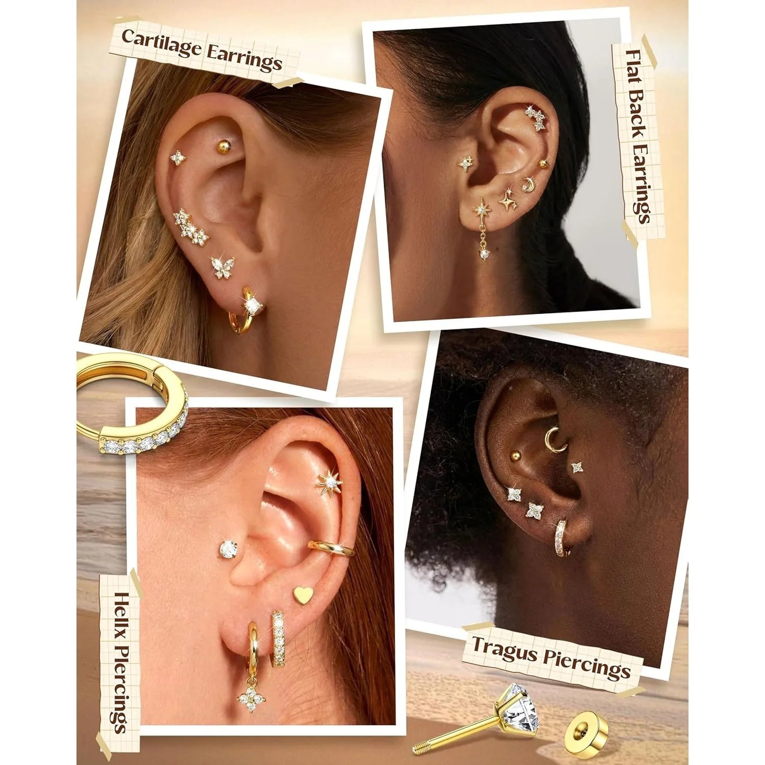 Golden Charm Set