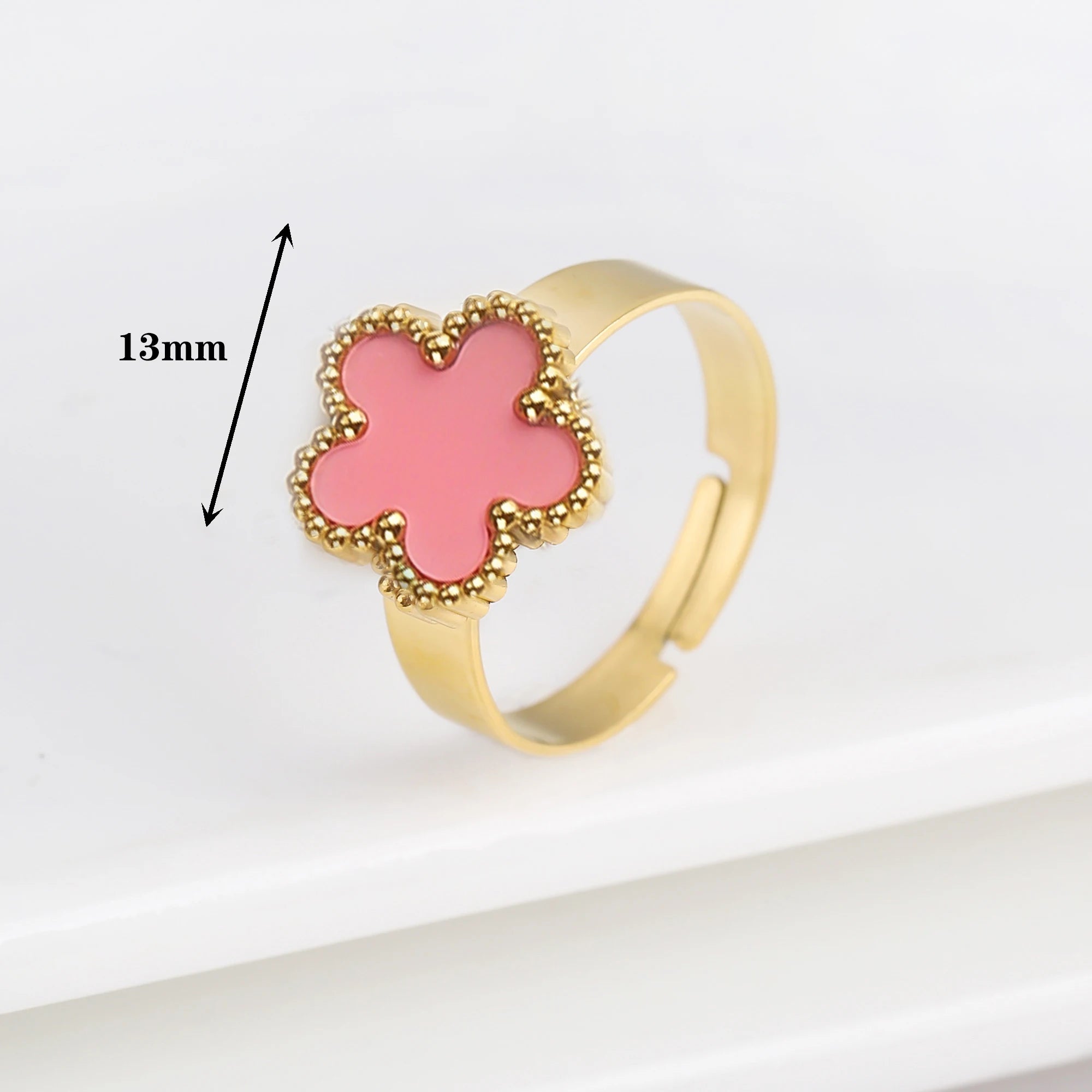 Golden Clover Ring