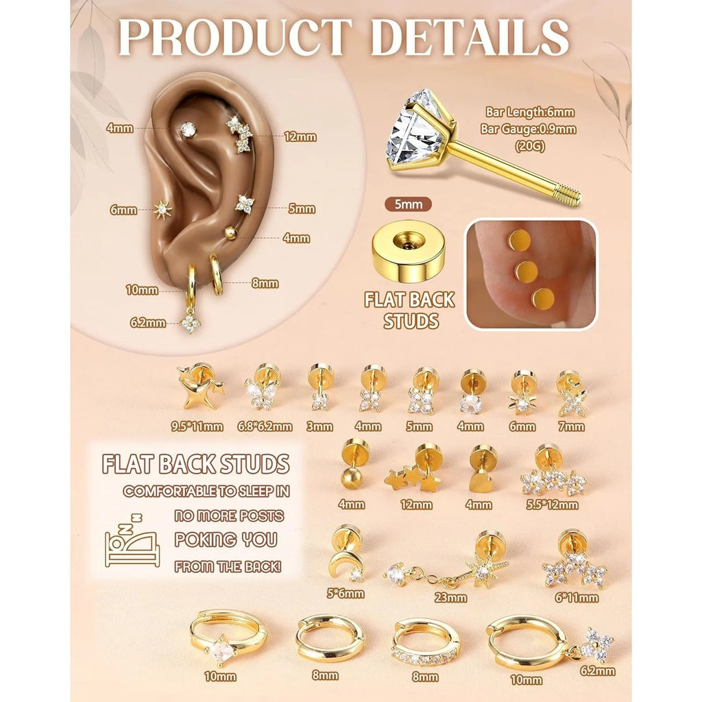 Golden Charm Set